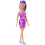 Voir la diapositive 1 : BARBIE Barbie - Poupée Fashionista Robe Violette