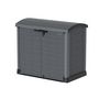Voir la diapositive 2 : DURAMAX Armoire de rangement jardin Résine  - 1200L - Gris - STOREAWAY ARC LID