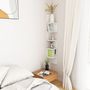 Voir la diapositive 5 : VIDAXL Etagere d'angle murale Blanc 20x20x127,5 cm bois d'ingenierie