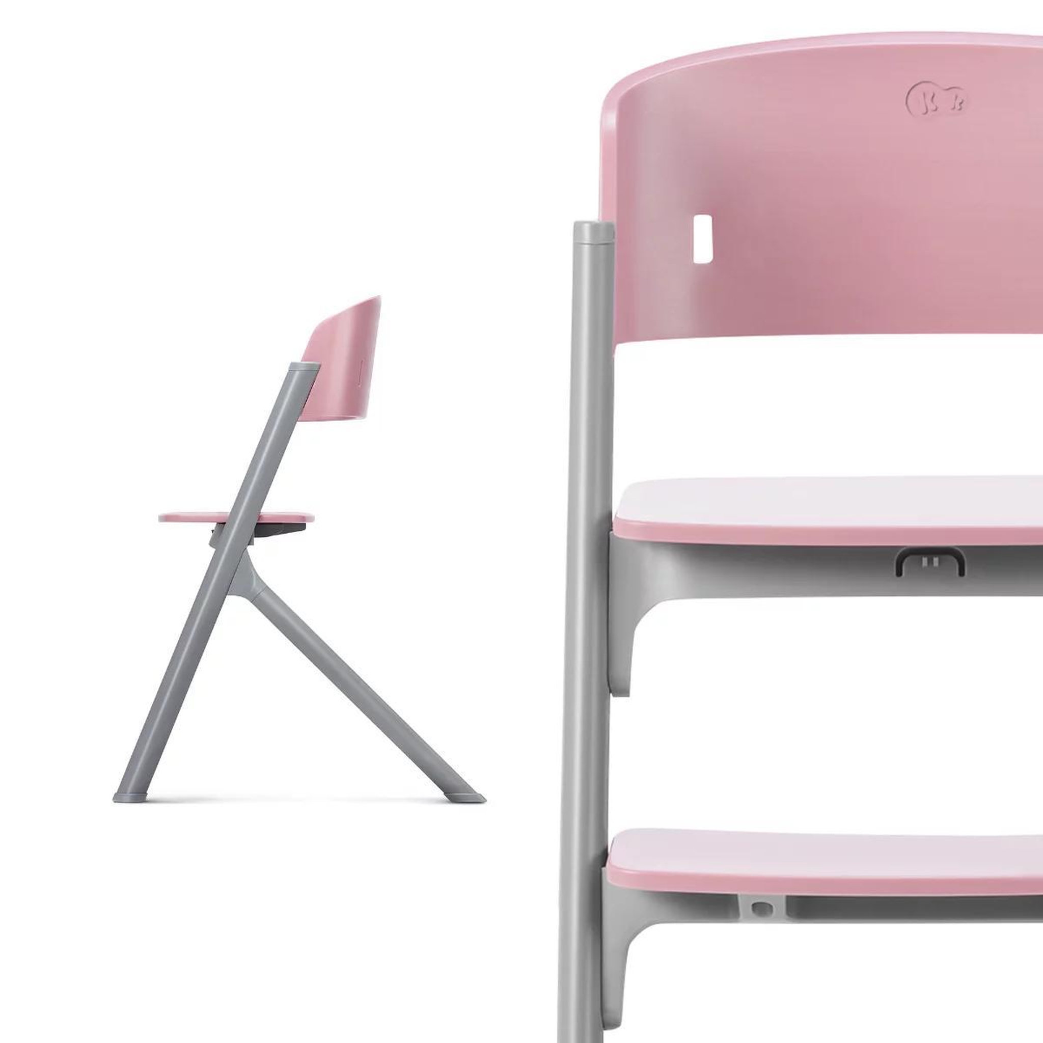 Voir la diapositive 2 : KINDERKRAFT Chaise haute avec design moderne et soutien ergonomique