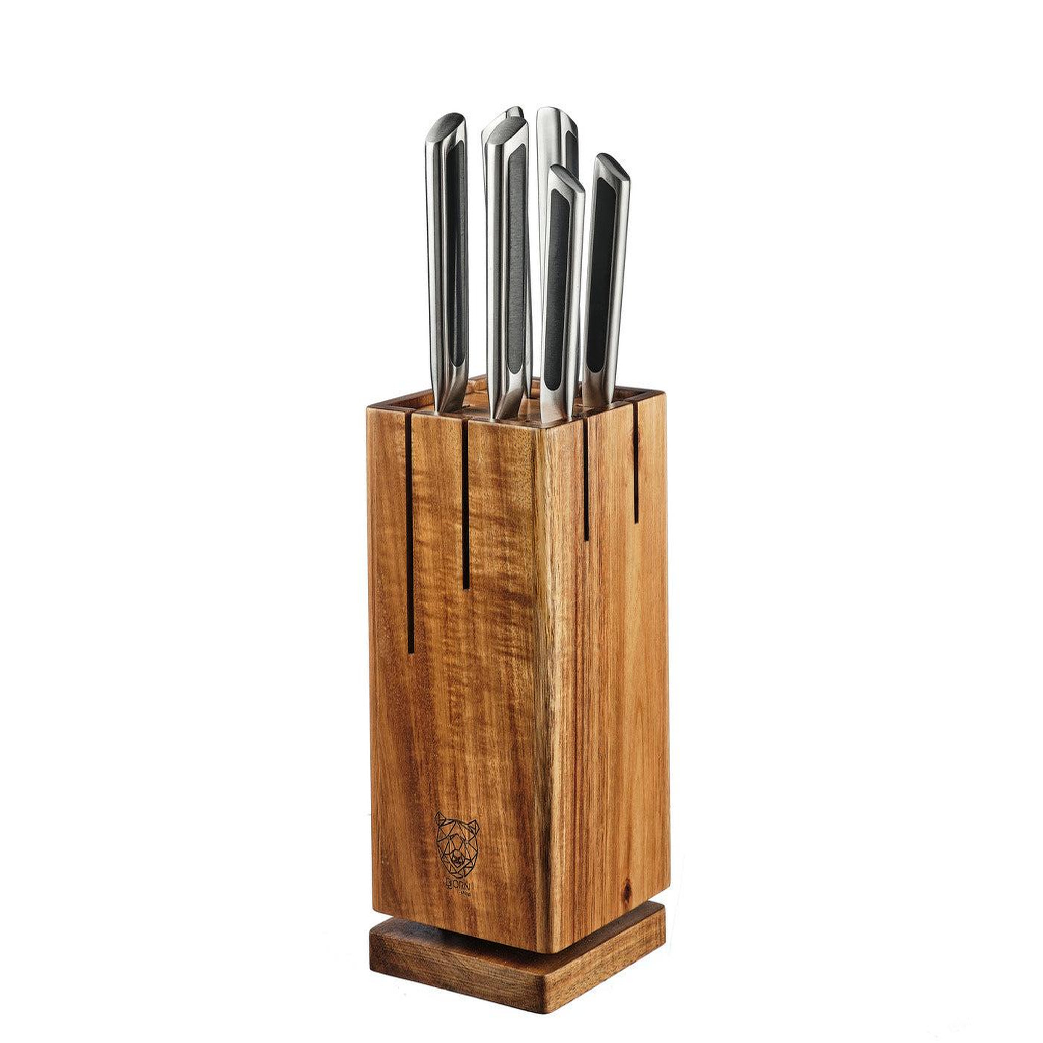 BJORN Bloc couteaux de cuisine loki skagen - 7 pièces
