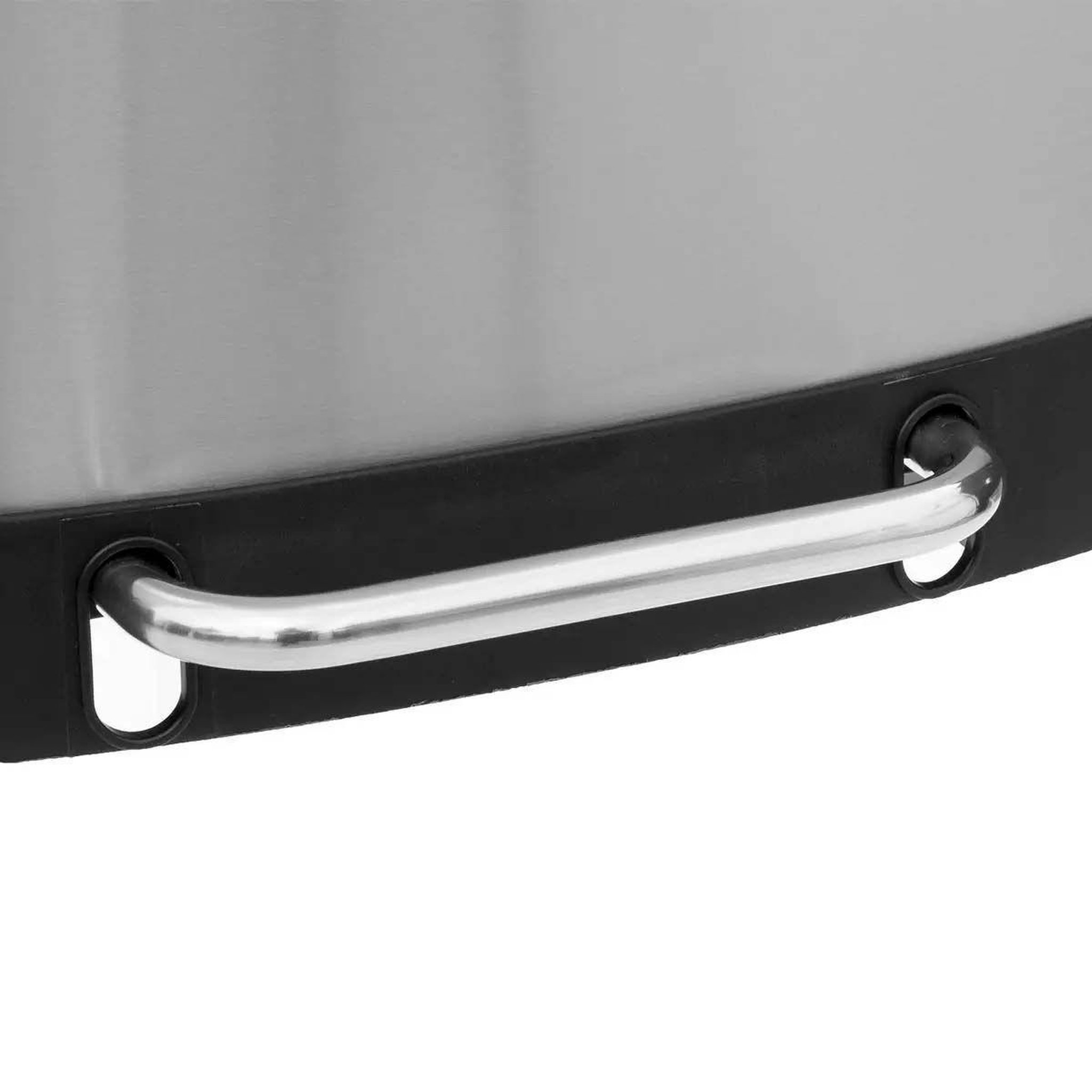 Voir la diapositive 4 : FIVE Poubelle de cuisine en inox  ariane  50l argent