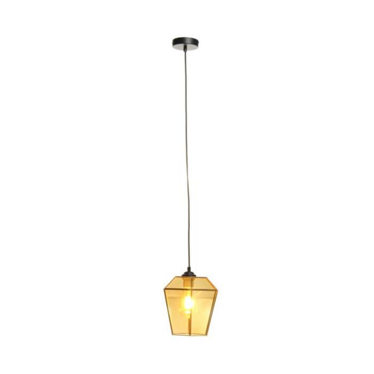 Paris Prix Lampe Suspension Déco  Terias  26cm Orange