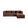 Voir la diapositive 5 : LISA DESIGN Stella - canapé d'angle - 4 places - style industriel - droit