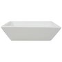 Voir la diapositive 4 : VIDAXL Lavabo carree Ceramique Blanc 41,5 x 41,5 x 12 cm