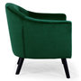 Voir la diapositive 3 : Paris Prix Fauteuil Scandinave Velours  Lopy  79cm Vert