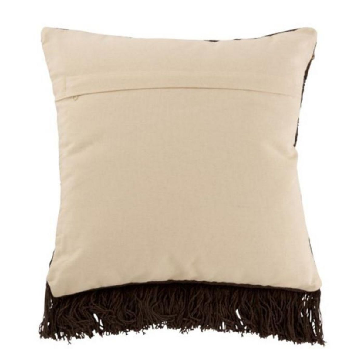 Paris Prix Coussin Déco à Franges  Ethnique  45cm Marron