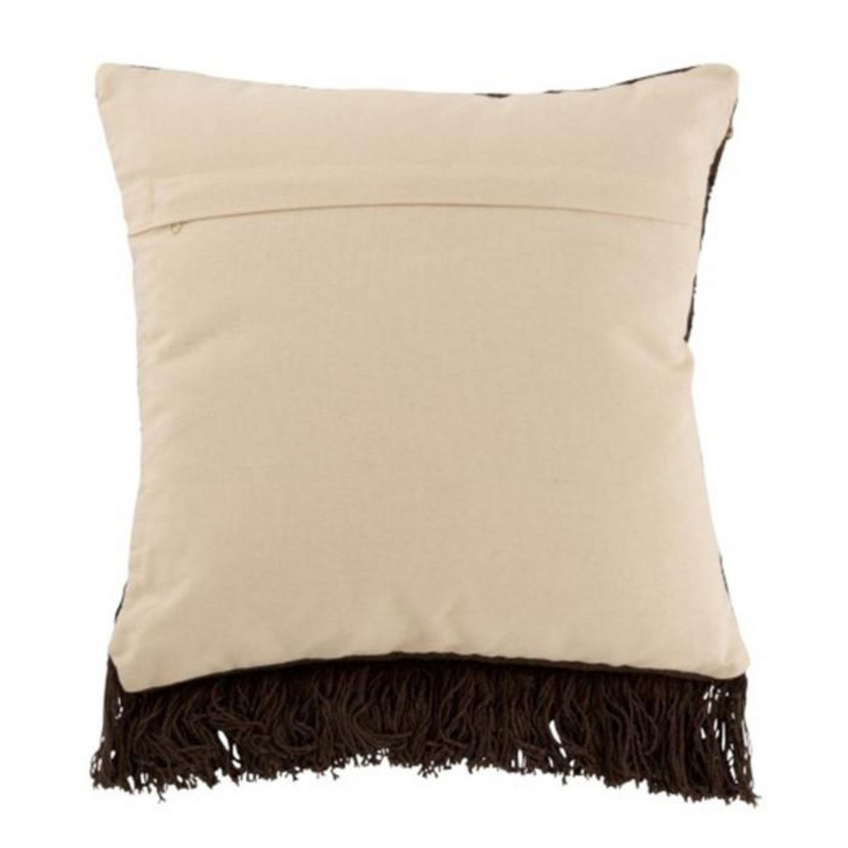 Paris Prix Coussin Déco à Franges  Ethnique  45cm Marron