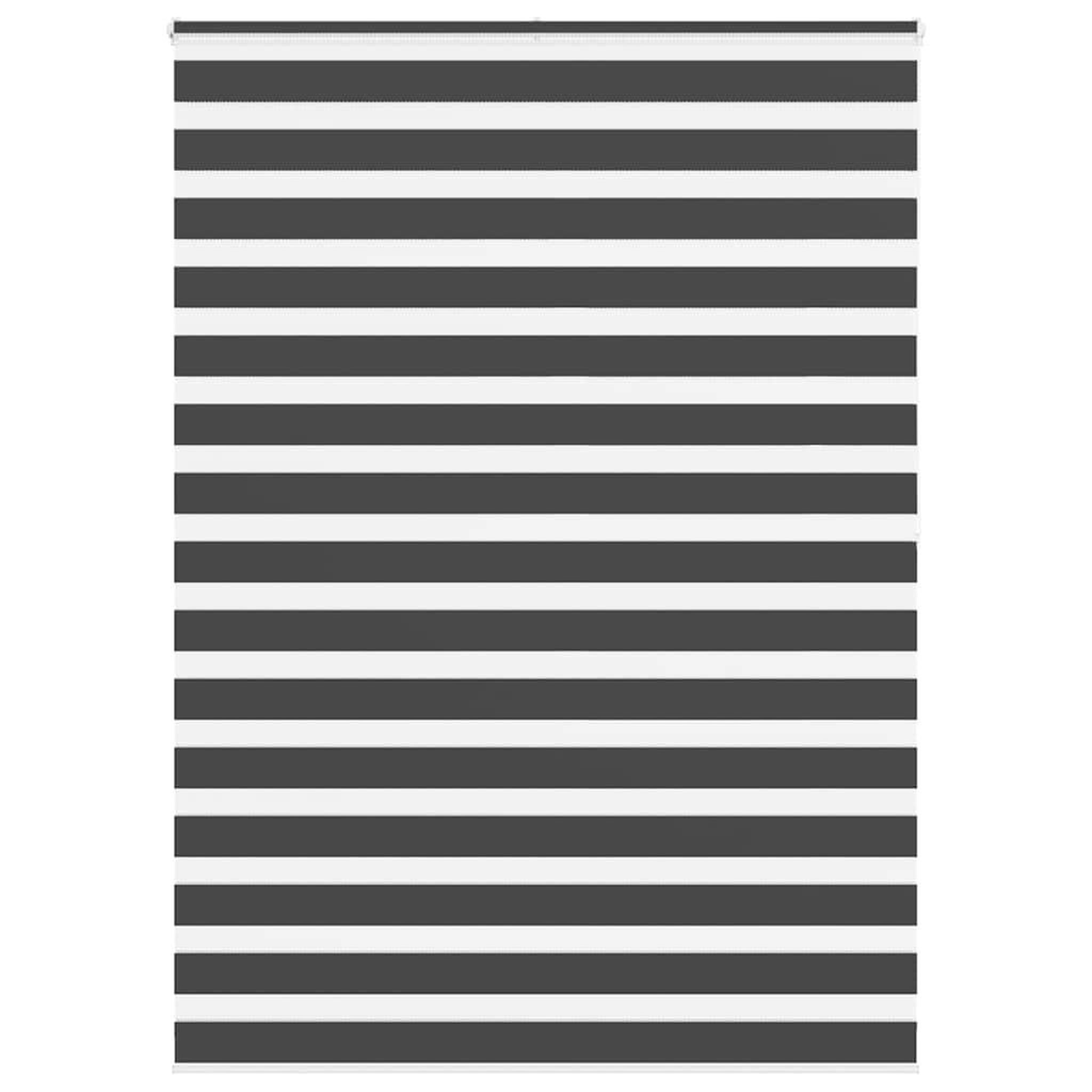 VIDAXL Store zebre noir 155x200 cm largeur du tissu 150,9 cm polyester