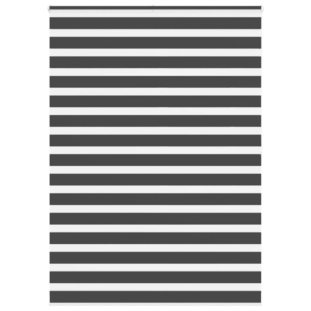 VIDAXL Store zebre noir 155x200 cm largeur du tissu 150,9 cm polyester