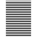 VIDAXL Store zebre noir 155x200 cm largeur du tissu 150,9 cm polyester