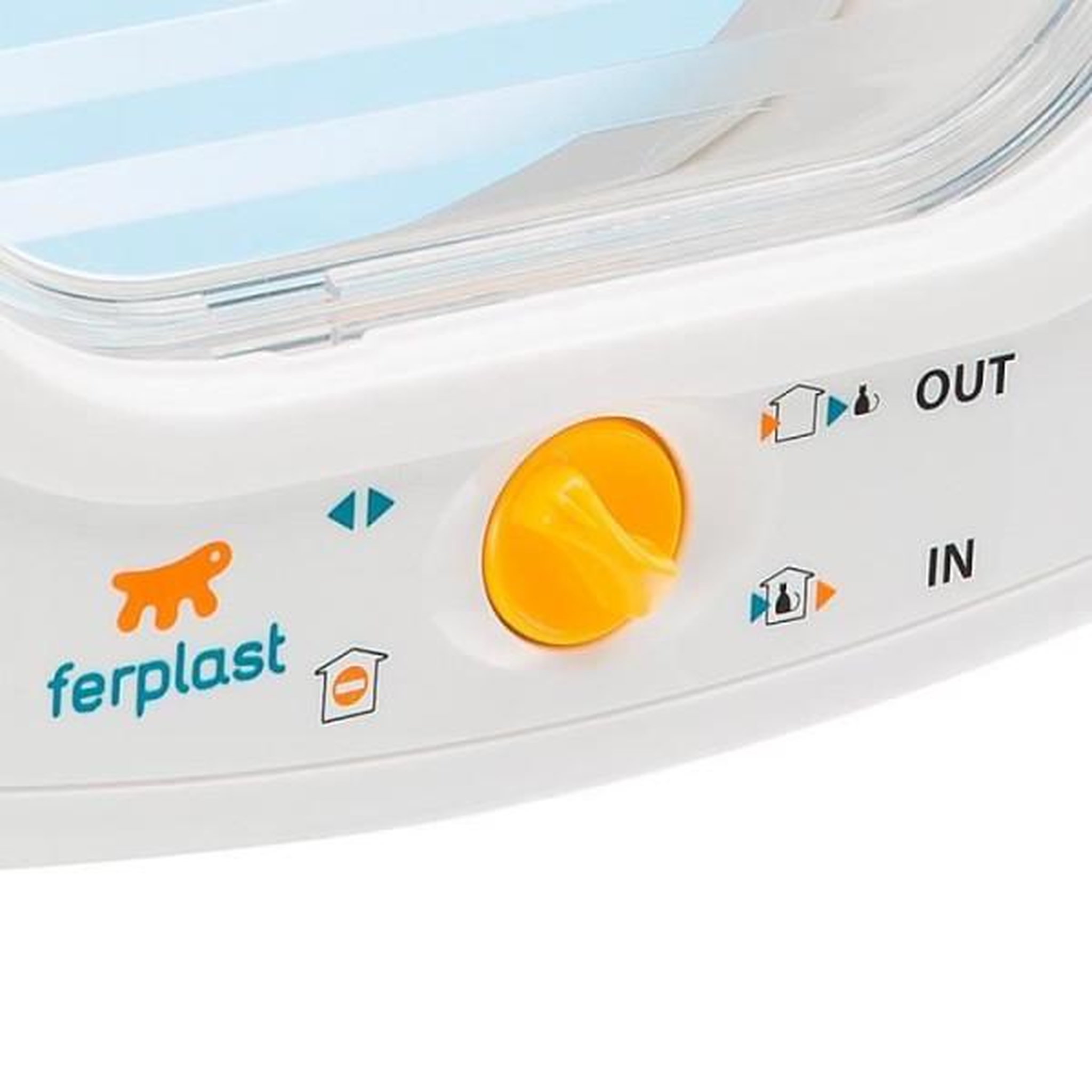 Voir la diapositive 3 : Ferplast Ferplast chatiere plastique swing - 26,2 x 10,2 x 31,2 cm - blanc - pour grand chat et petit chien