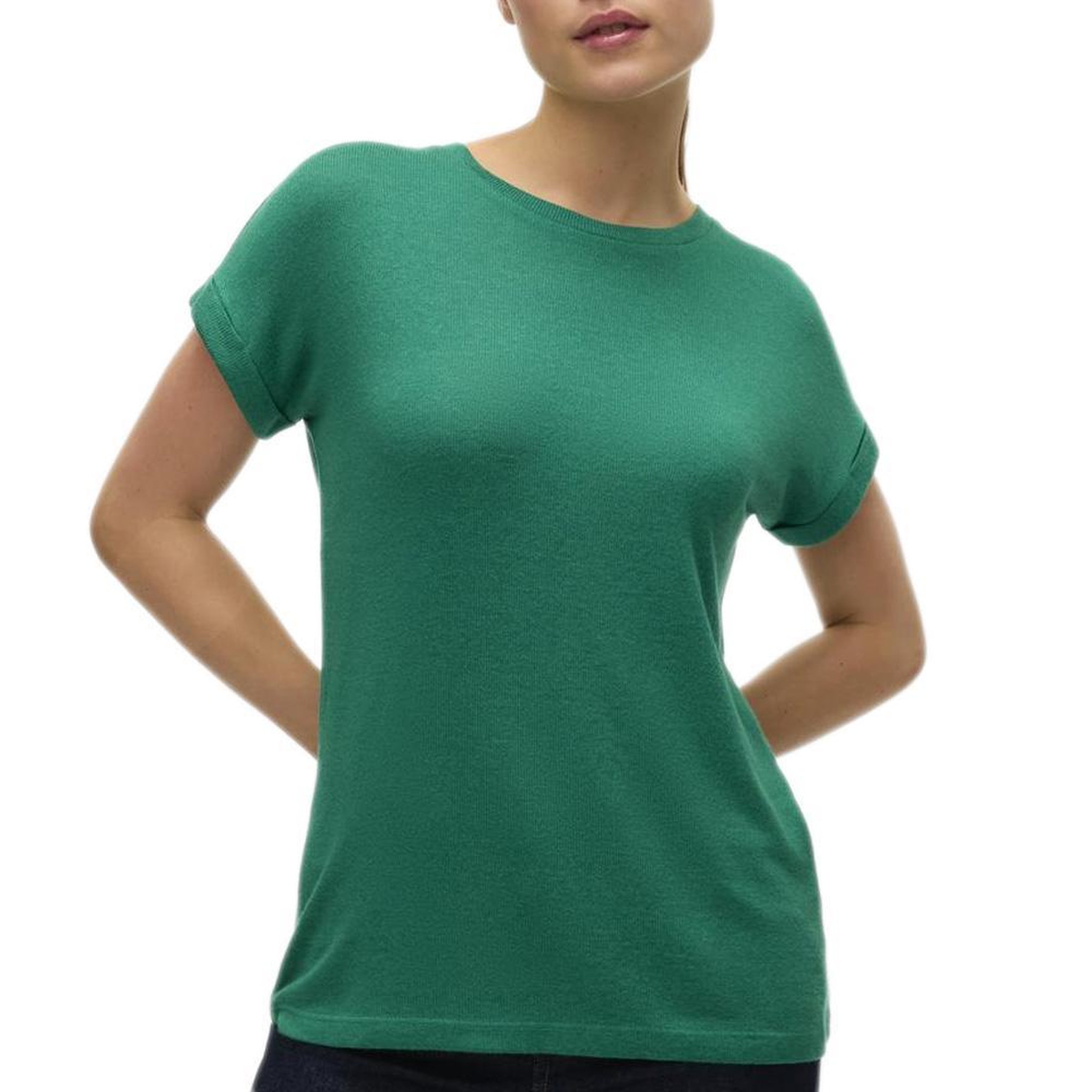 Voir la diapositive 1 : Vero Moda T-Shirt Vert Femme Vero Moda Brianna 102913530
