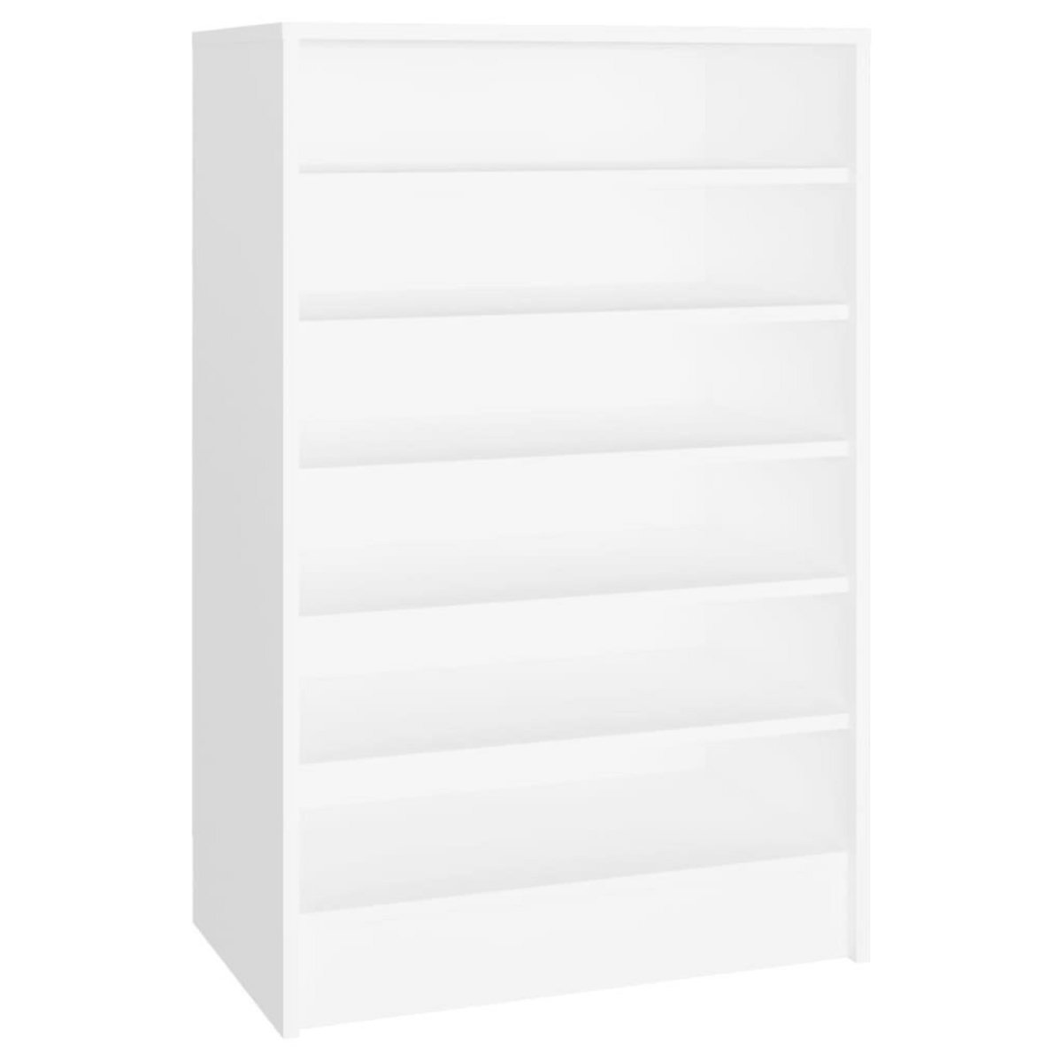 VIDAXL Armoire a chaussures Blanc 60x35x92 cm Bois d'ingenierie