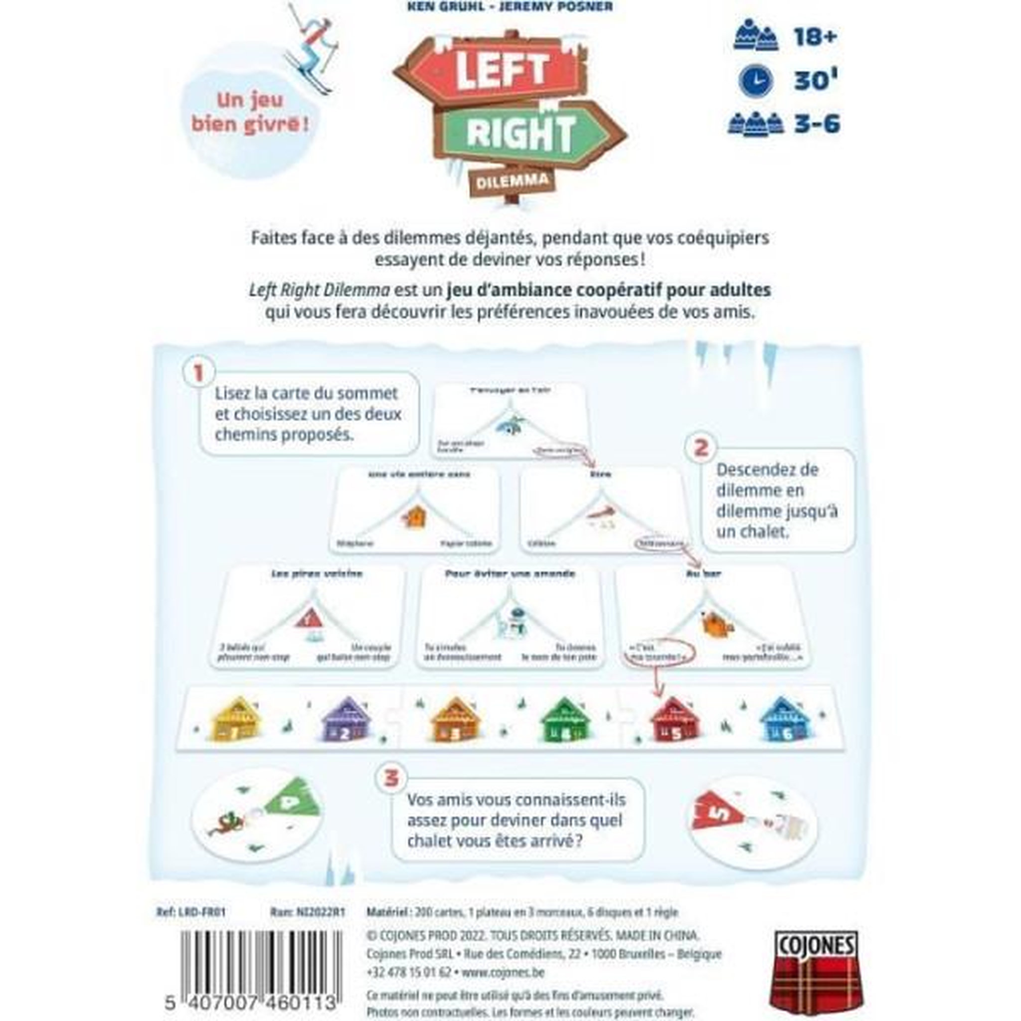 Voir la diapositive 3 : Asmodee Jeu d ambiance Asmodee Left Right Dilemma