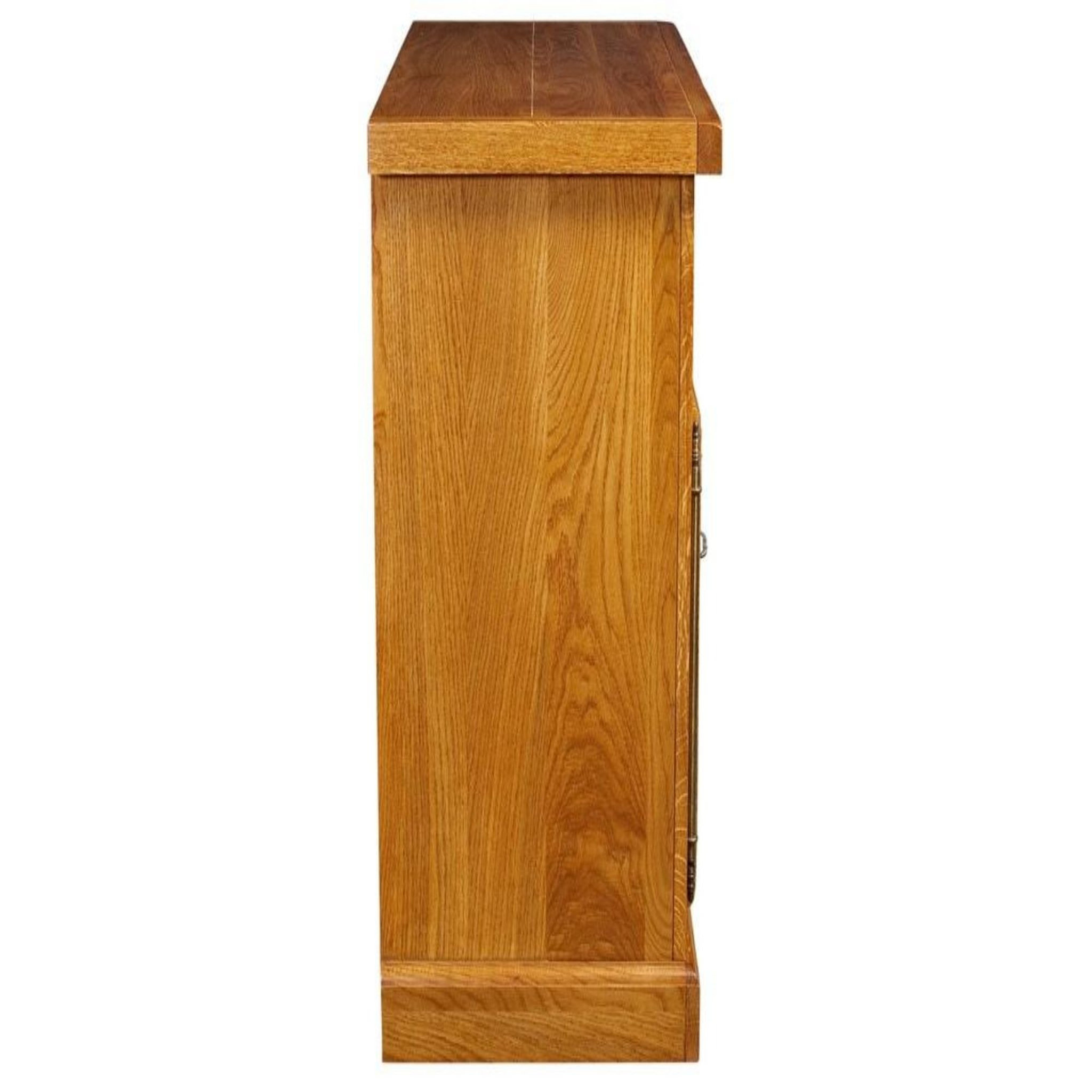 Voir la diapositive 5 : HELLIN Meuble TV en chêne massif 2 portes style traditionnel L107 - LA BRESSE