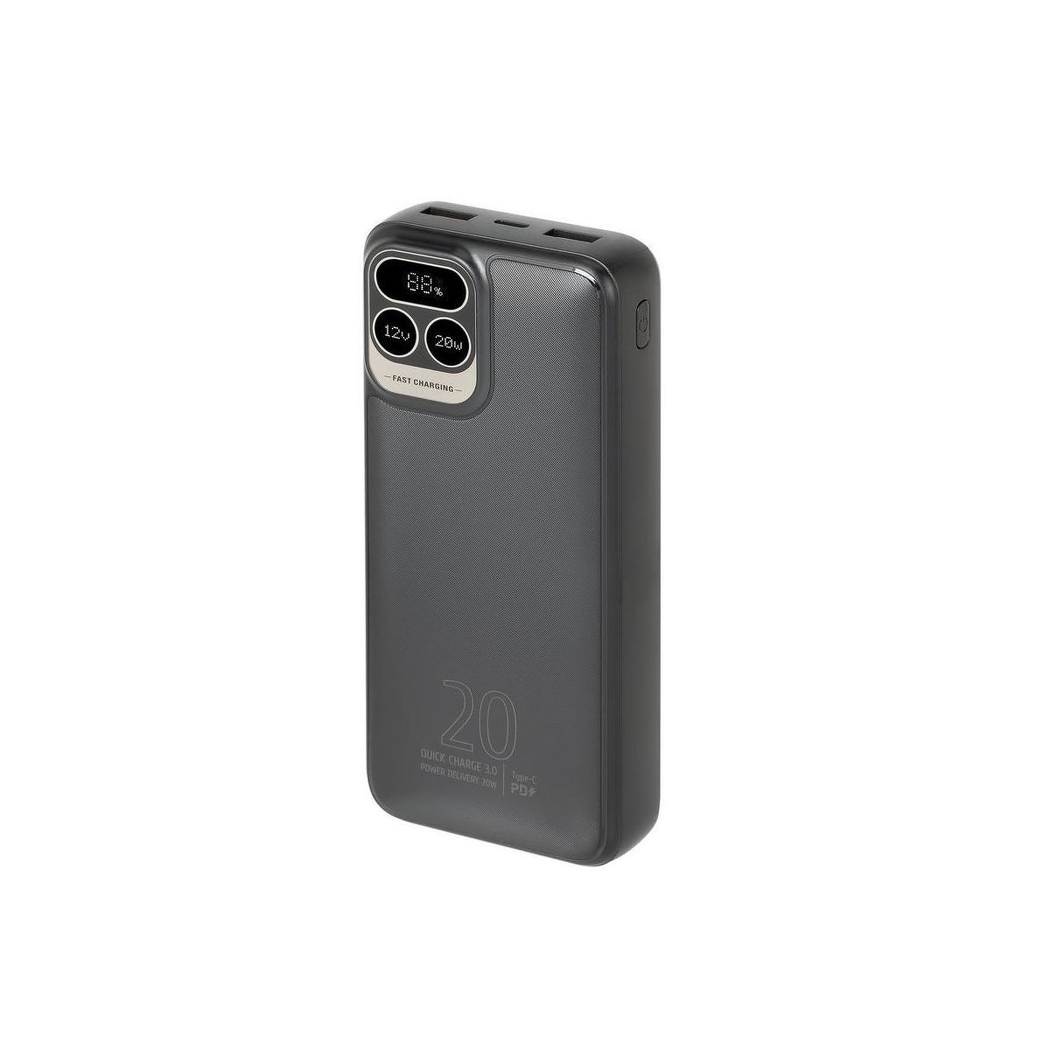 Voir la diapositive 3 : RIVACASE Rivacase VA2521 banque d'alimentation électrique Lithium Polymère (LiPo) 20000 mAh Gris