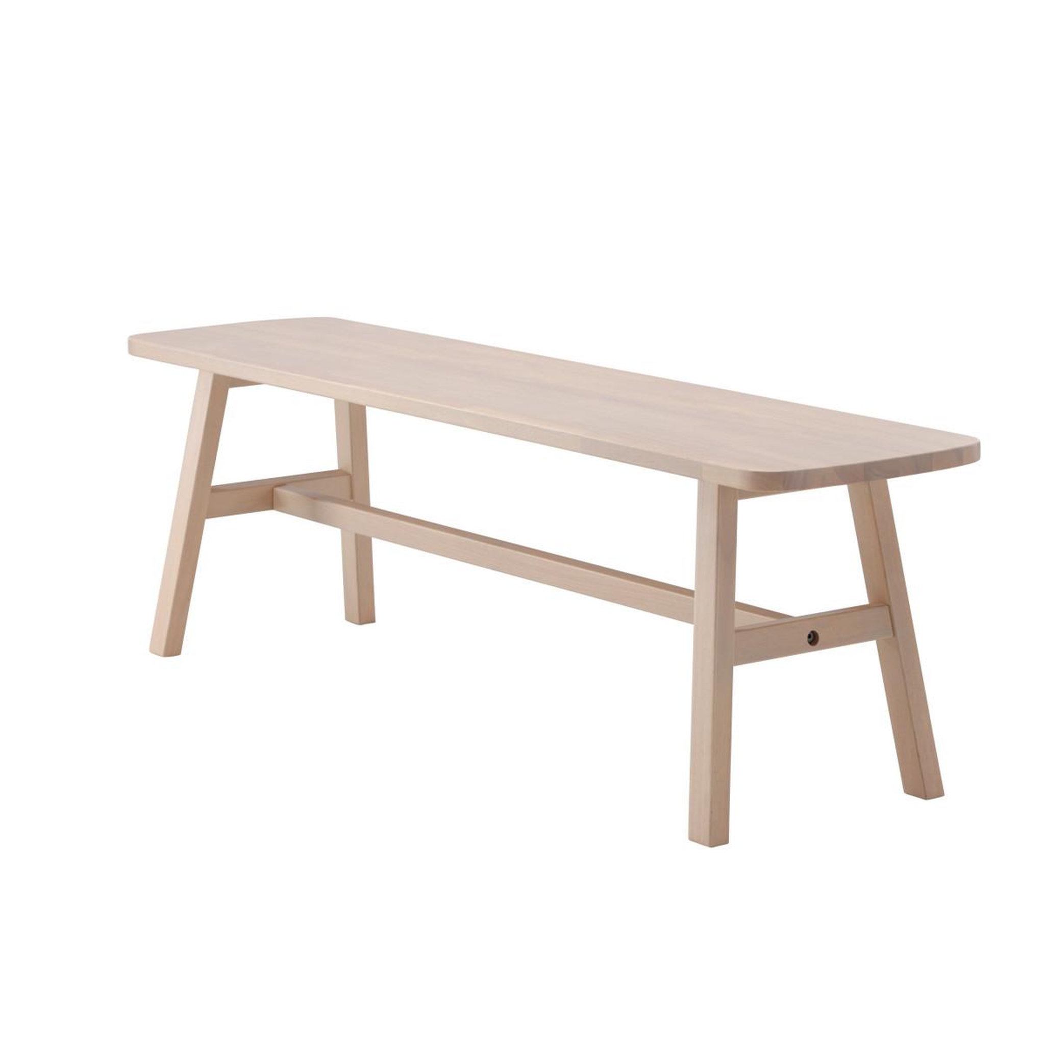 Voir la diapositive 3 : Paris Prix Banc en bois  halso  140cm naturel