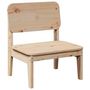 Voir la diapositive 2 : VIDAXL Chaise de jardin 60x52,5x72 cm bois de pin massif