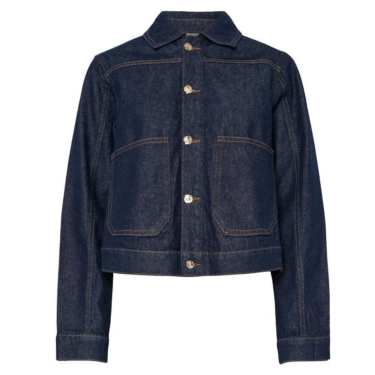 Pieces Veste en Jean   Brut Femme Pieces Denim