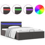 Voir la diapositive 1 : VIDAXL Cadre de lit a rangement hydraulique sans matelas 140x200 cm