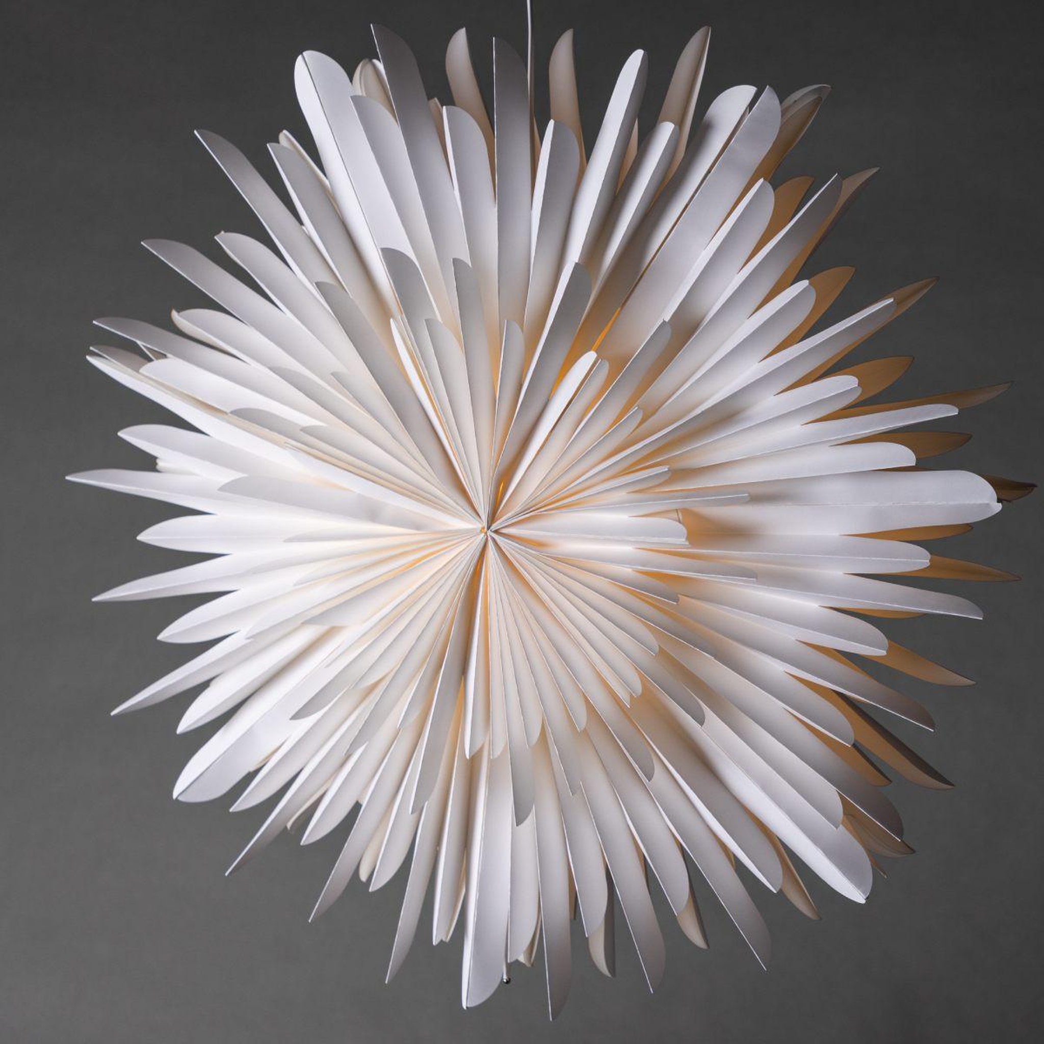 Voir la diapositive 6 : Paris Prix Lampe suspension design  selen  80cm blanc