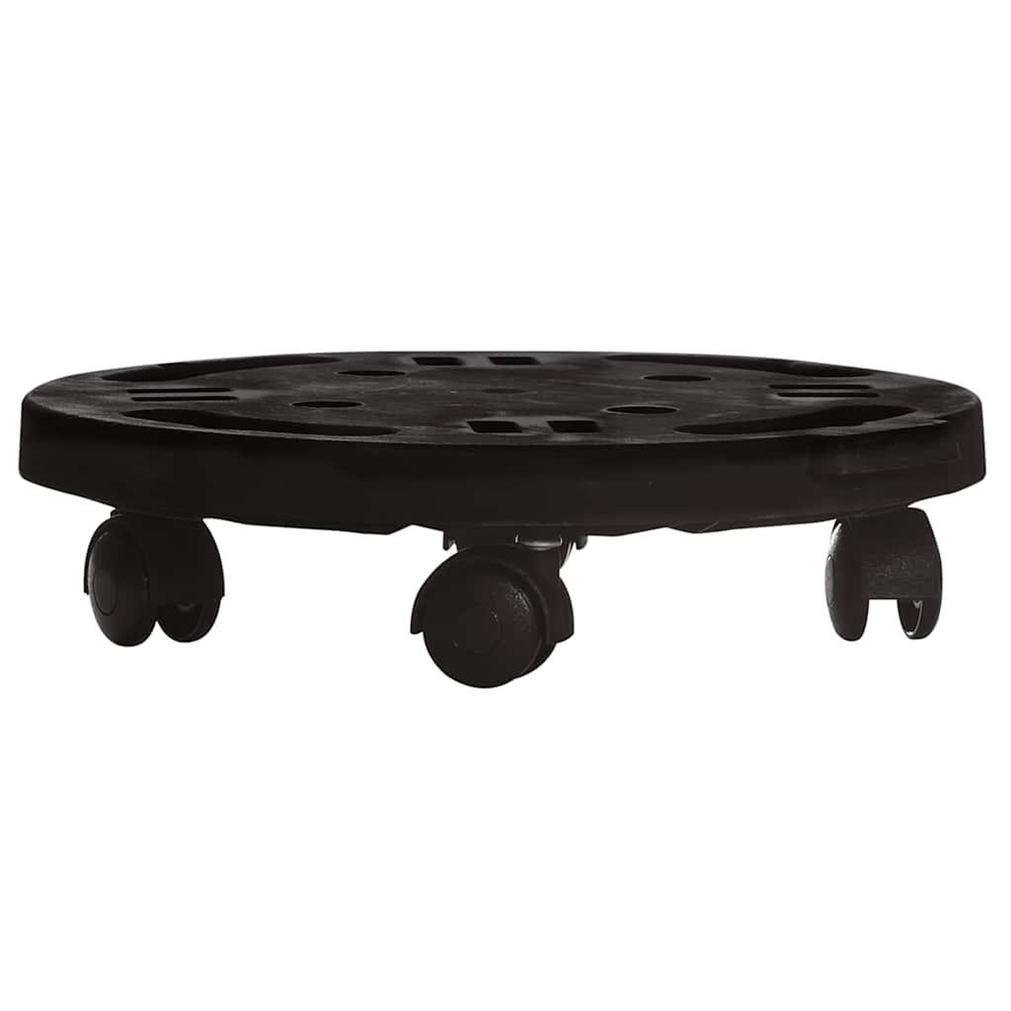 Voir la diapositive 3 : VIDAXL Chariots a plantes avec roues 3 pcs Diametre 30 cm Noir 170 kg