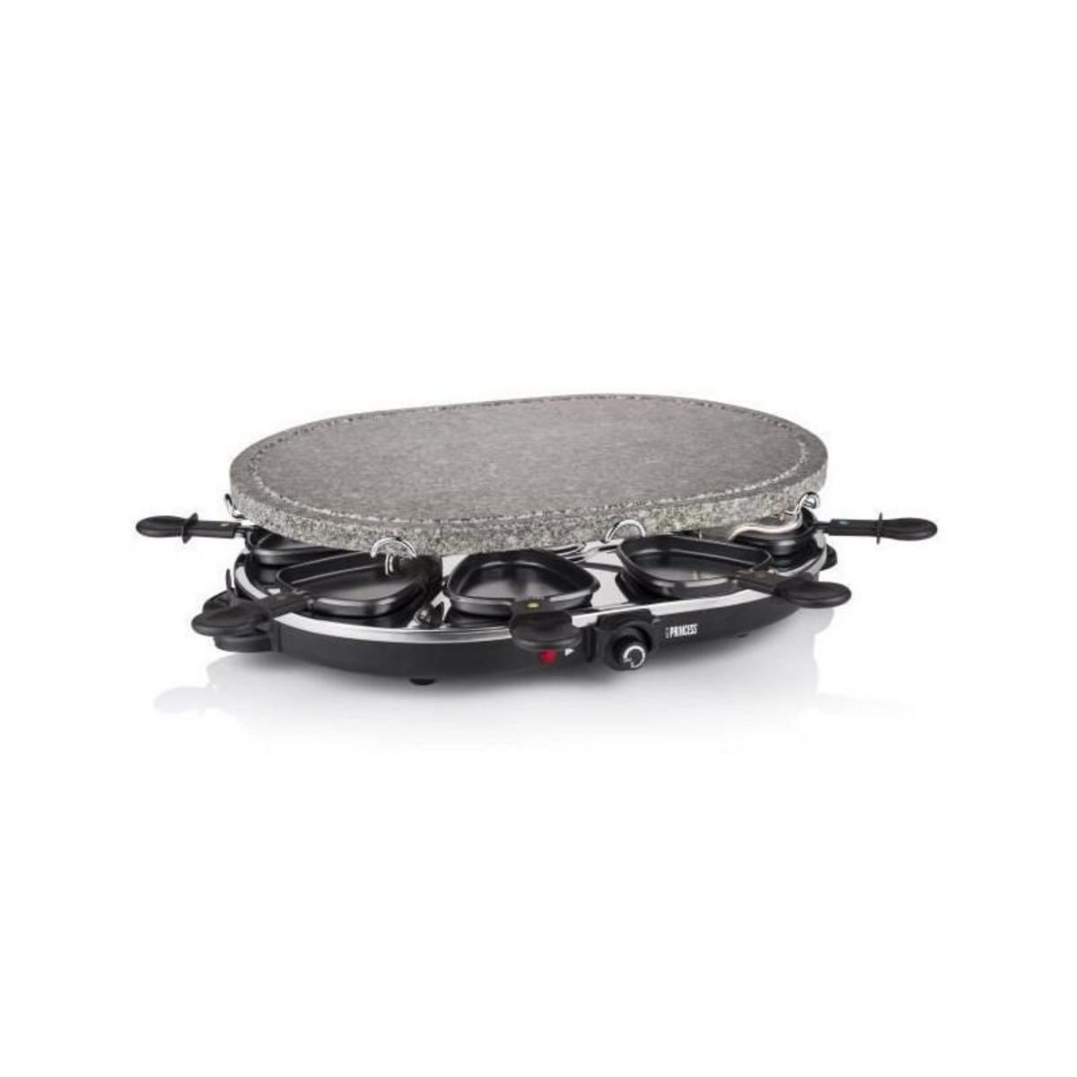 PRINCESS Appareil à raclette 8 personnes 1200w + pierre à griller - 162720-01-001