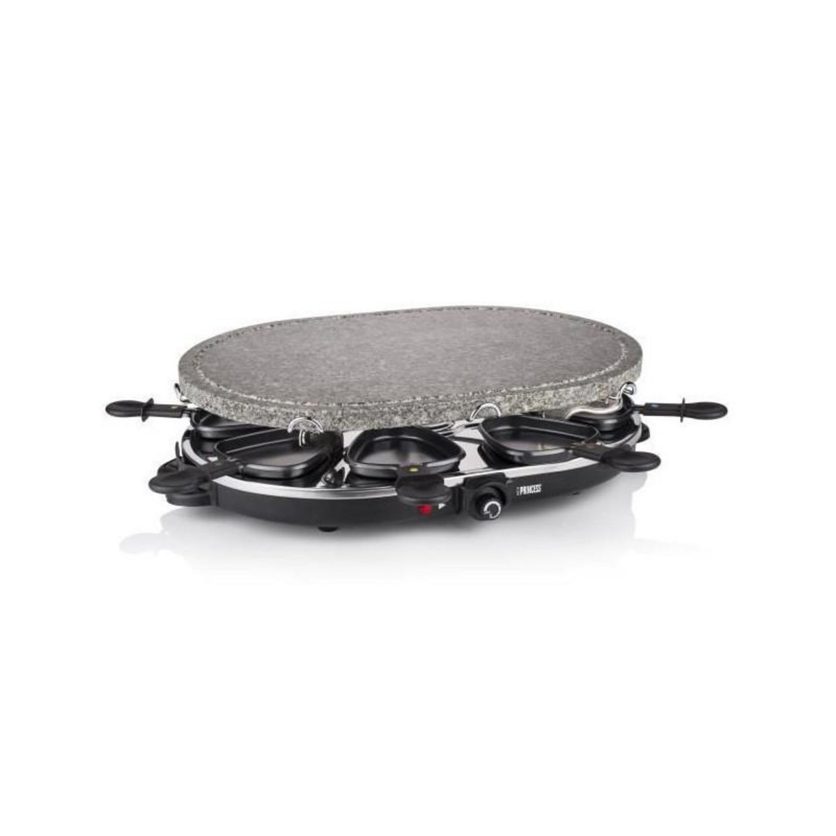 PRINCESS Appareil à raclette 8 personnes 1200w + pierre à griller - 162720-01-001