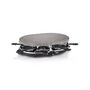 Voir la diapositive 3 : PRINCESS Appareil à raclette 8 personnes 1200w + pierre à griller - 162720-01-001