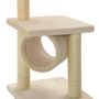 Voir la diapositive 5 : VIDAXL Arbre a chat avec griffoirs en sisal 65 cm Beige