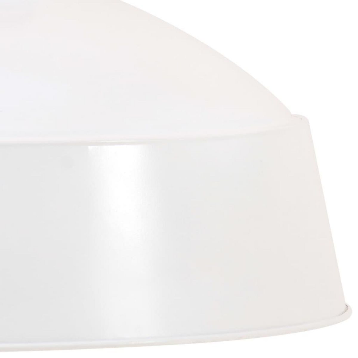 VIDAXL Lampe suspendue industrielle 58 cm Blanc E27