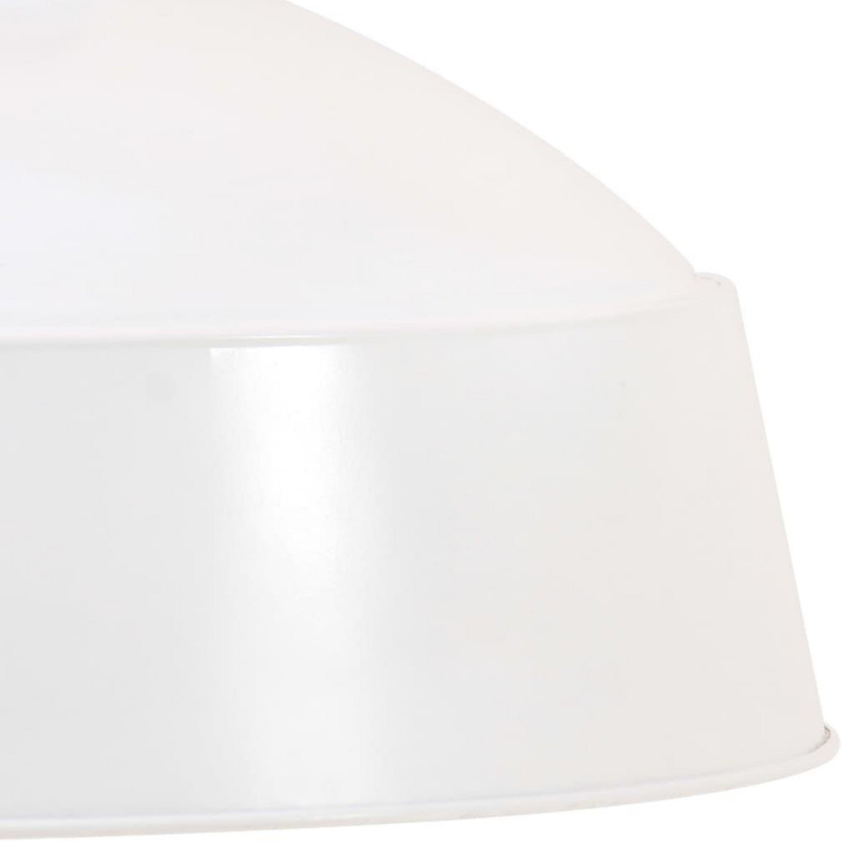 VIDAXL Lampe suspendue industrielle 58 cm Blanc E27