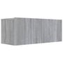 Voir la diapositive 2 : VIDAXL Meuble TV sonoma gris 80x30x30 cm bois d'ingenierie