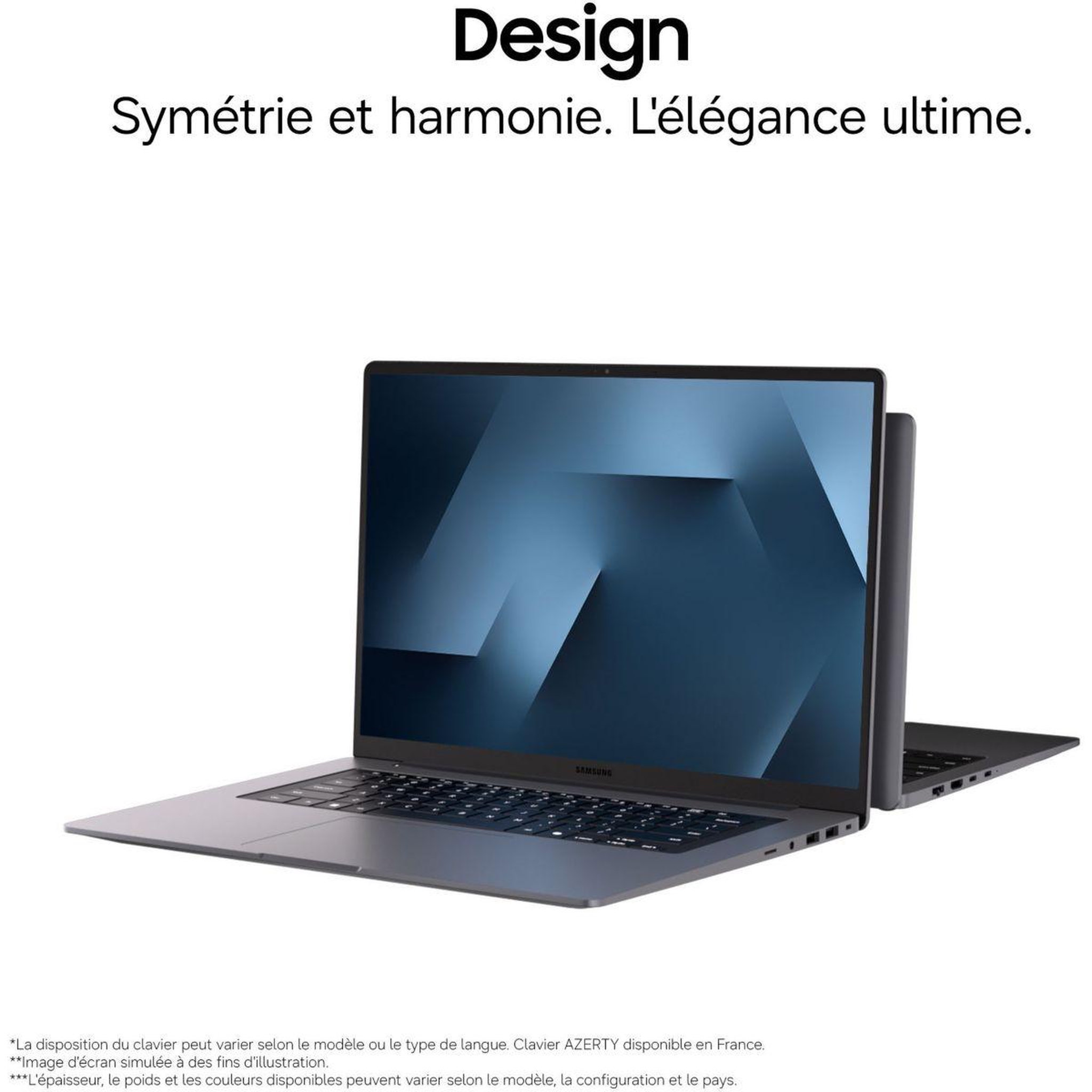 Voir la diapositive 3 : Samsung Ordinateur portable gb6 16' u7 16go 512go a 16  intel core ultra 7 355 16 go ram lpddr5x ssd 512 go copilot+pc