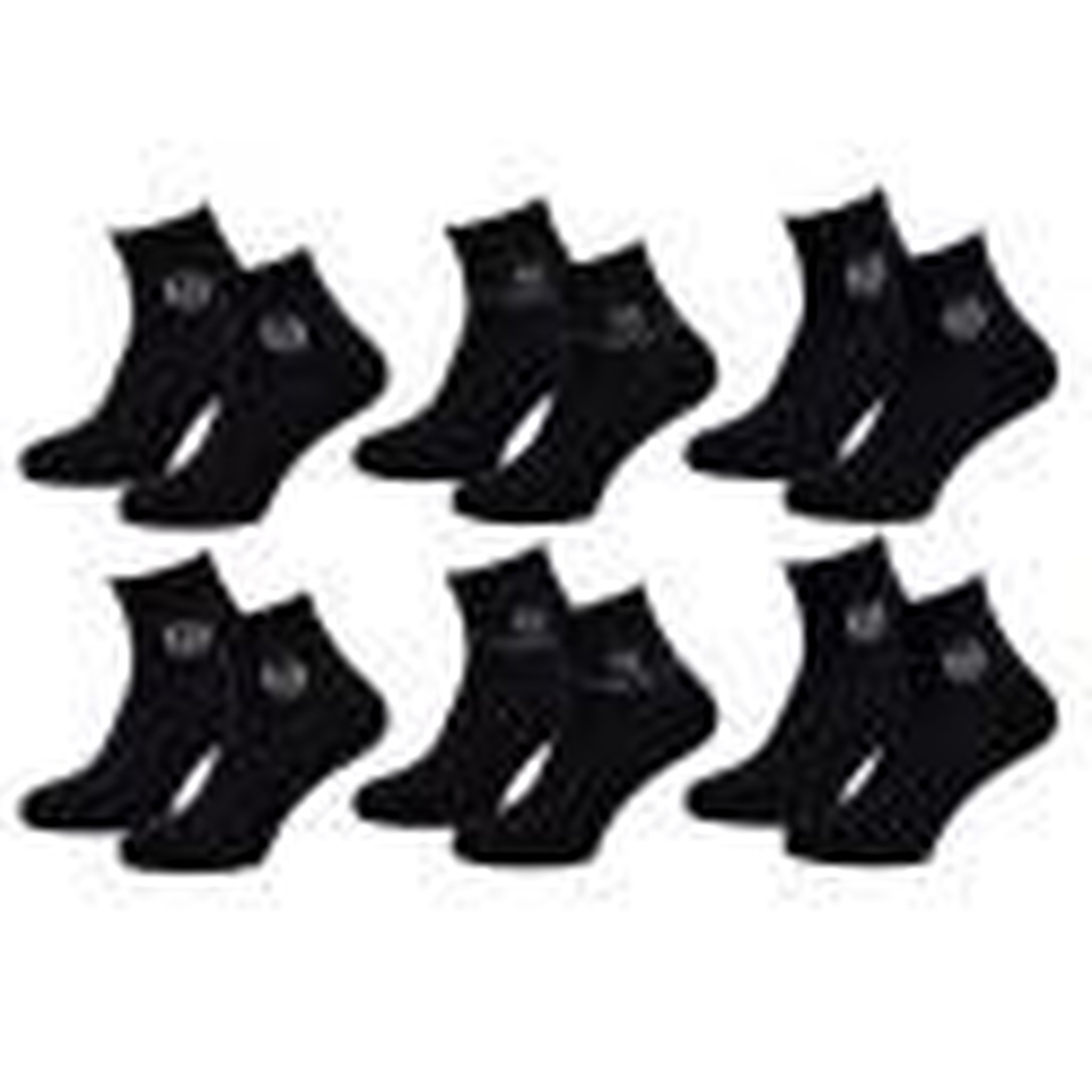 SERGIO TACCHINI Chaussettes Homme VILLE SERGIO TACCHINI Lot de 6 QUARTER. Coloris disponibles : Noir