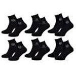 SERGIO TACCHINI Chaussettes Homme VILLE SERGIO TACCHINI Lot de 6 QUARTER. Coloris disponibles : Noir