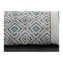 Voir la diapositive 3 : HOME LINGE PASSION Parure de couette microfibre Ethno - 1 housse de couette 240x260 cm + 2 taies d'oreiller 63x63 cm - Bleu Canard - HOME LINGE PAS