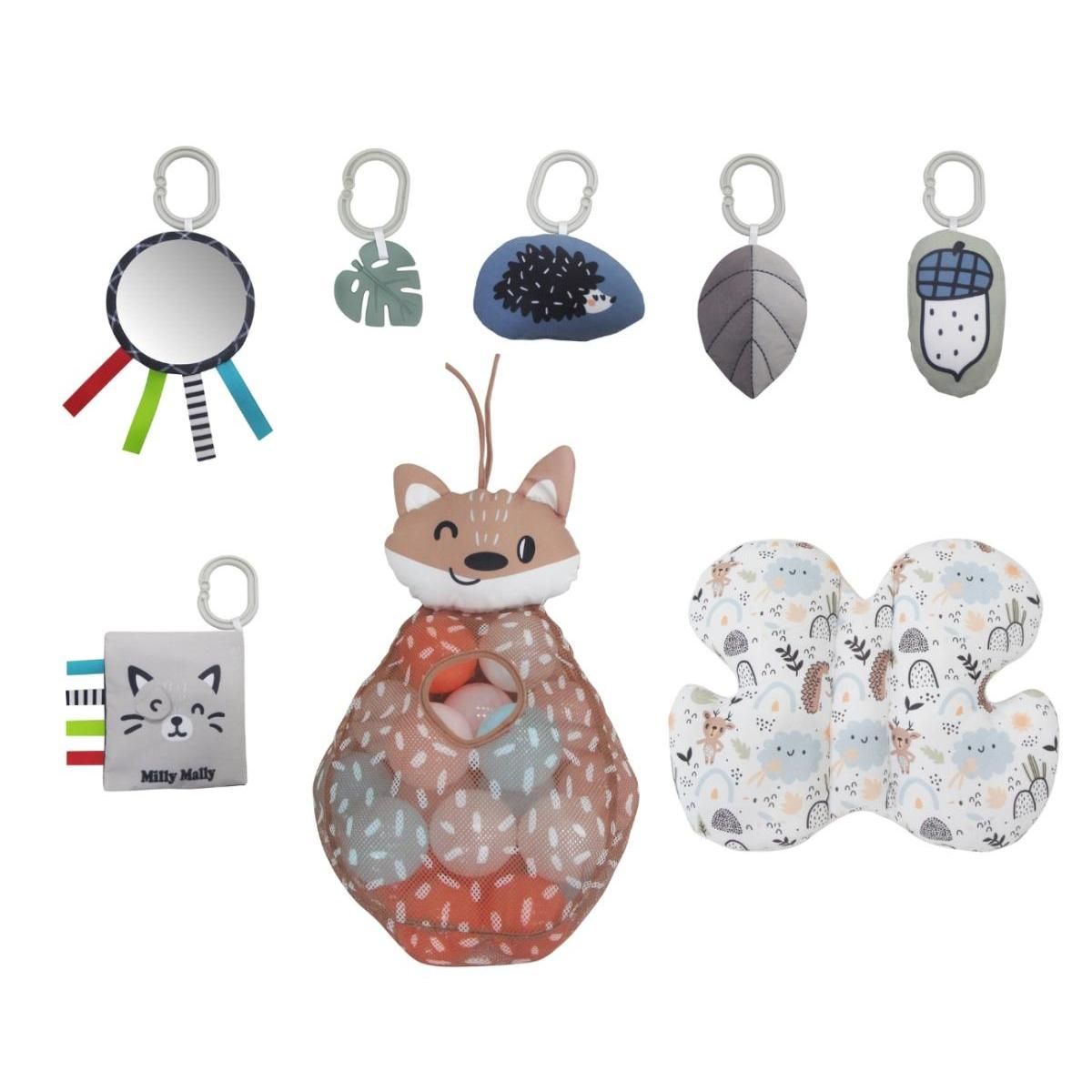 MILLY MALLY Tapis de jeu bébé 5-en-1  Minky