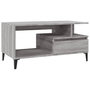 Voir la diapositive 2 : VIDAXL Table basse Sonoma gris 90x49x45 cm Bois d'ingenierie