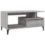 Voir la diapositive 2 : VIDAXL Table basse Sonoma gris 90x49x45 cm Bois d'ingenierie