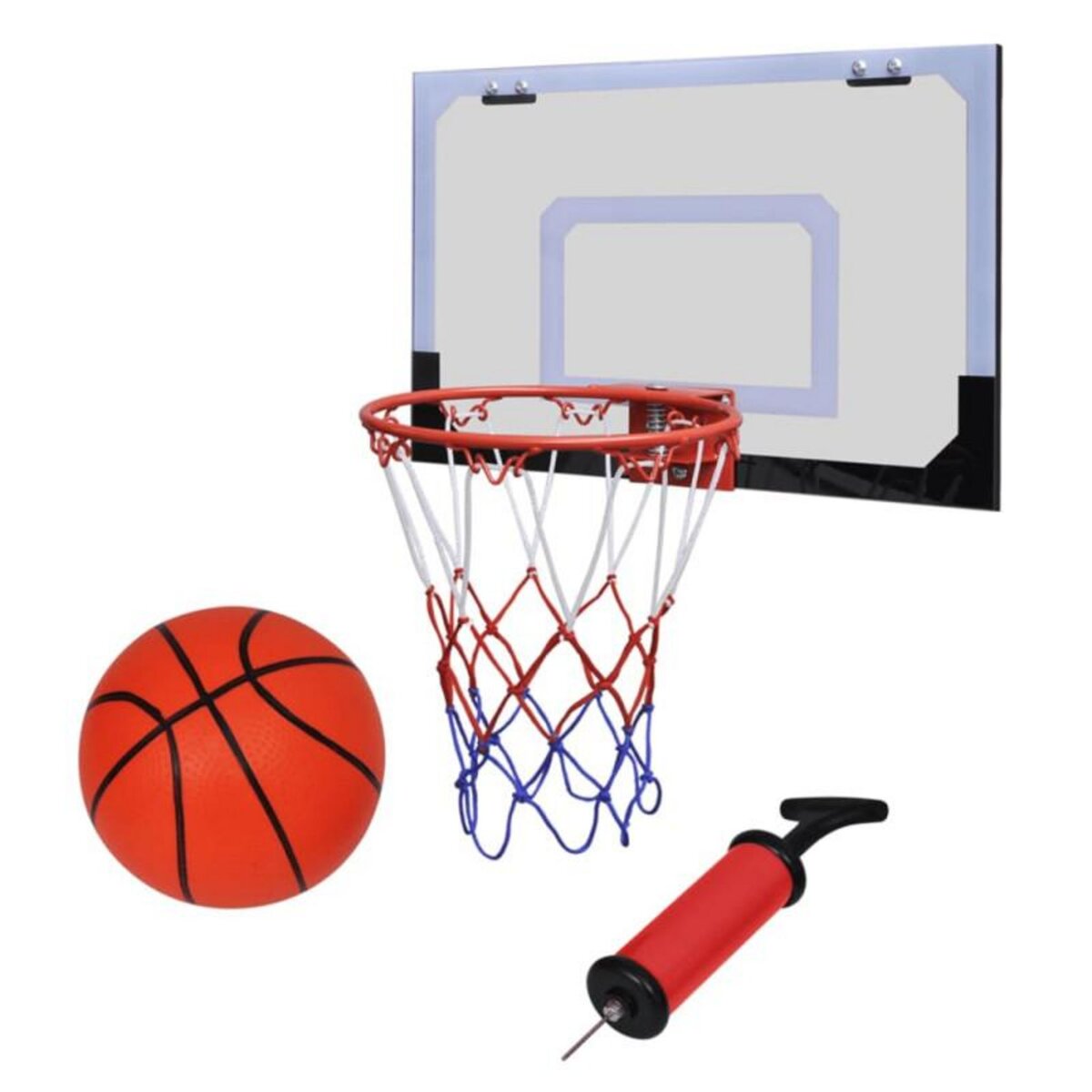VIDAXL Mini Panier Basket Ball avec Ballon et Pompe
