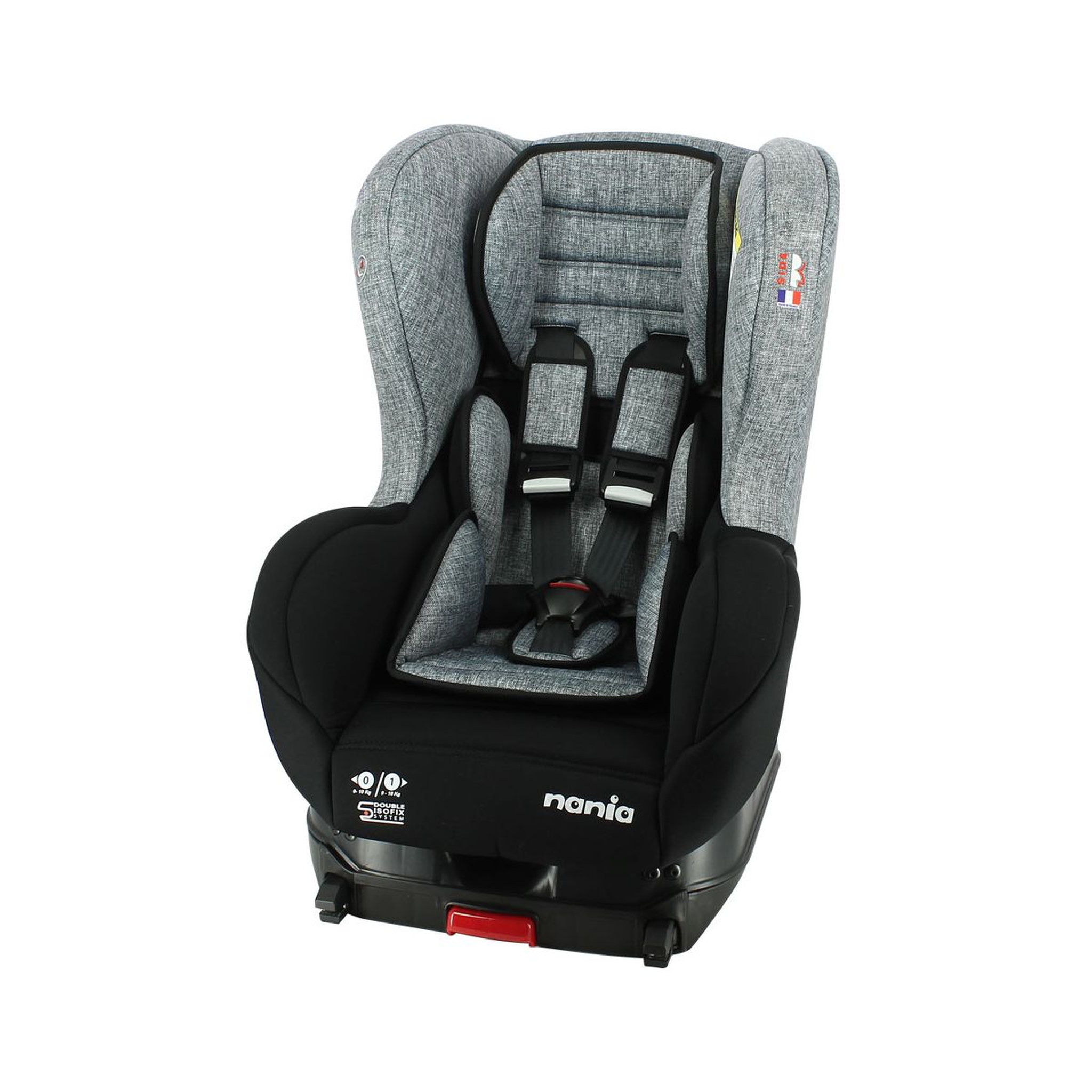 Voir la diapositive 2 : NANIA Siège auto isofix  groupe 0/1 COSMO Nania Silver
