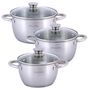 Voir la diapositive 2 : Fagor Set de casseroles Fagor Kamille KM-4905 acier inoxydable