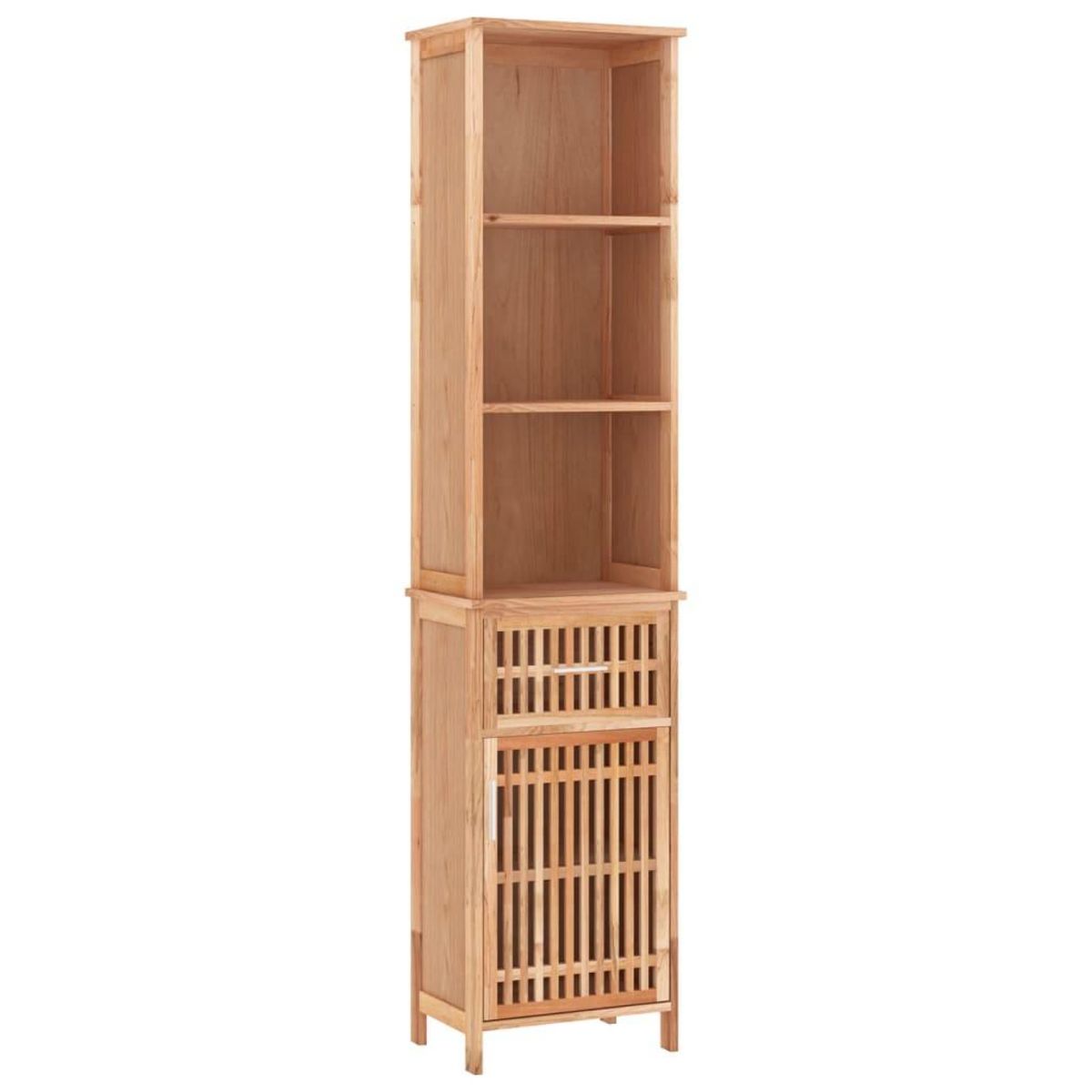 VIDAXL Armoire de salle de bain 42x29x182 cm Bois massif de noyer