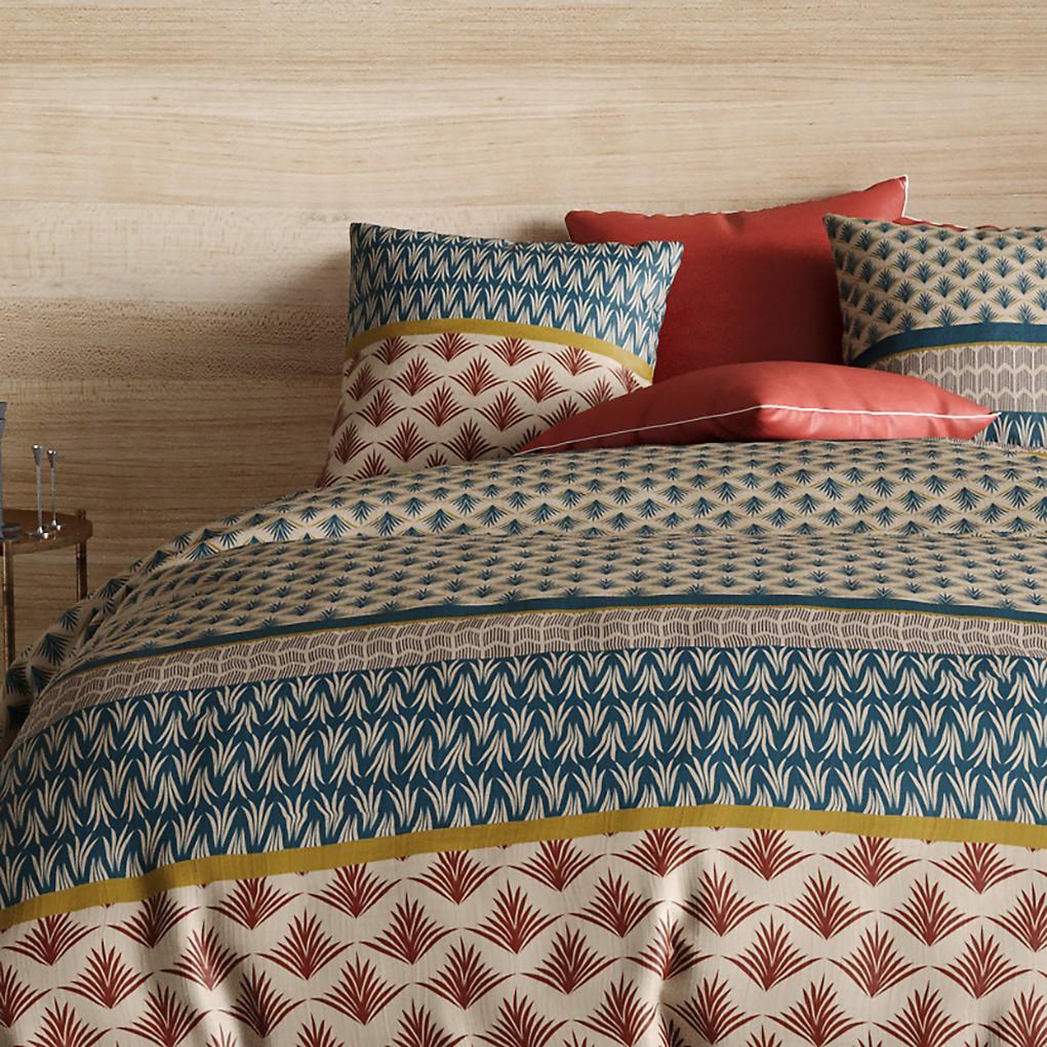 Voir la diapositive 2 : ATELIER DU COTON Parure housse de couette 100% coton 71fils manille