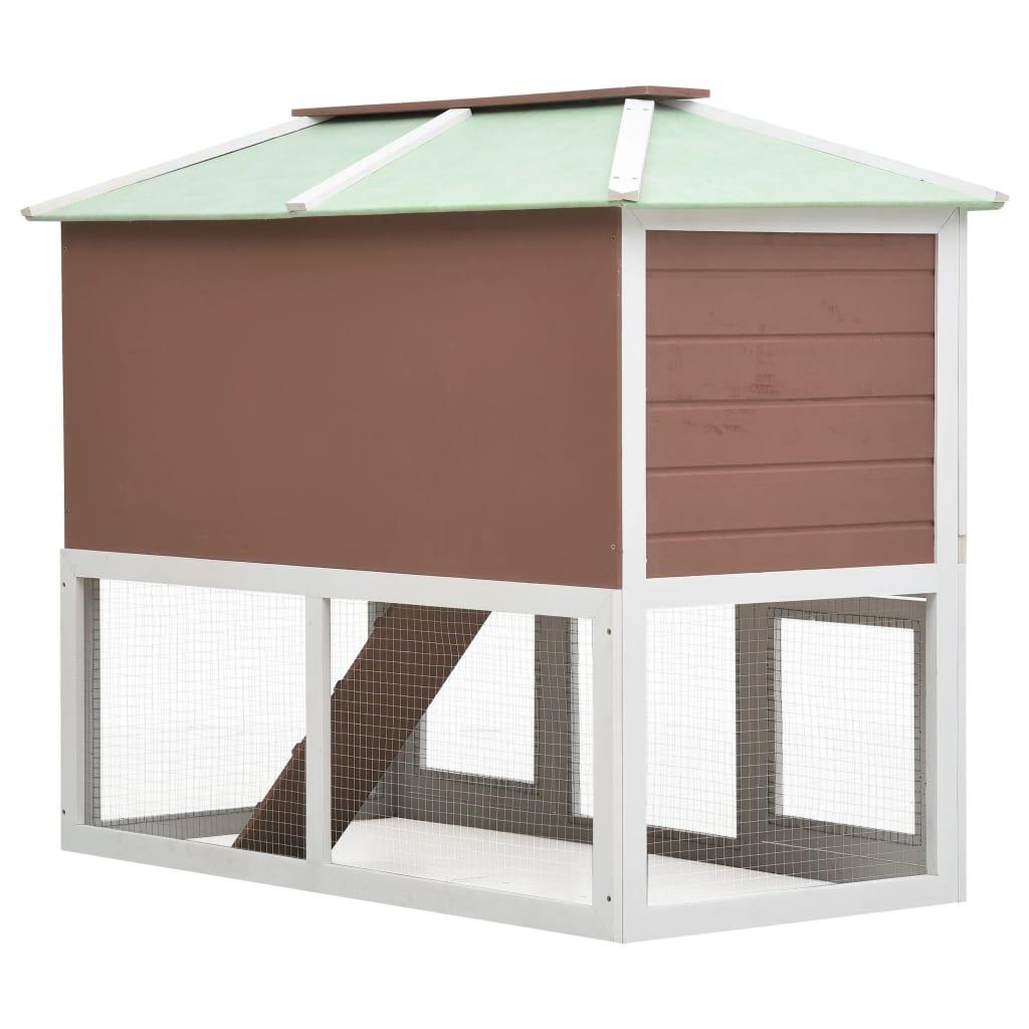 Voir la diapositive 5 : VIDAXL Cage double pour animaux Marron Bois