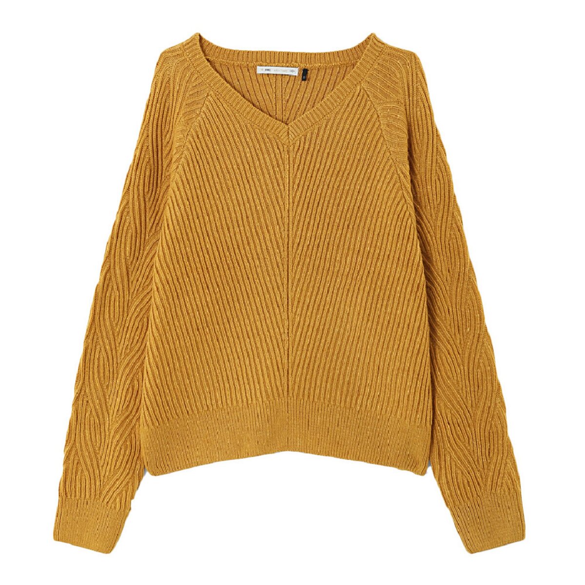 IKKS Pull Jaune Moutarde Fille IKKS XR18084 pas cher Auchan