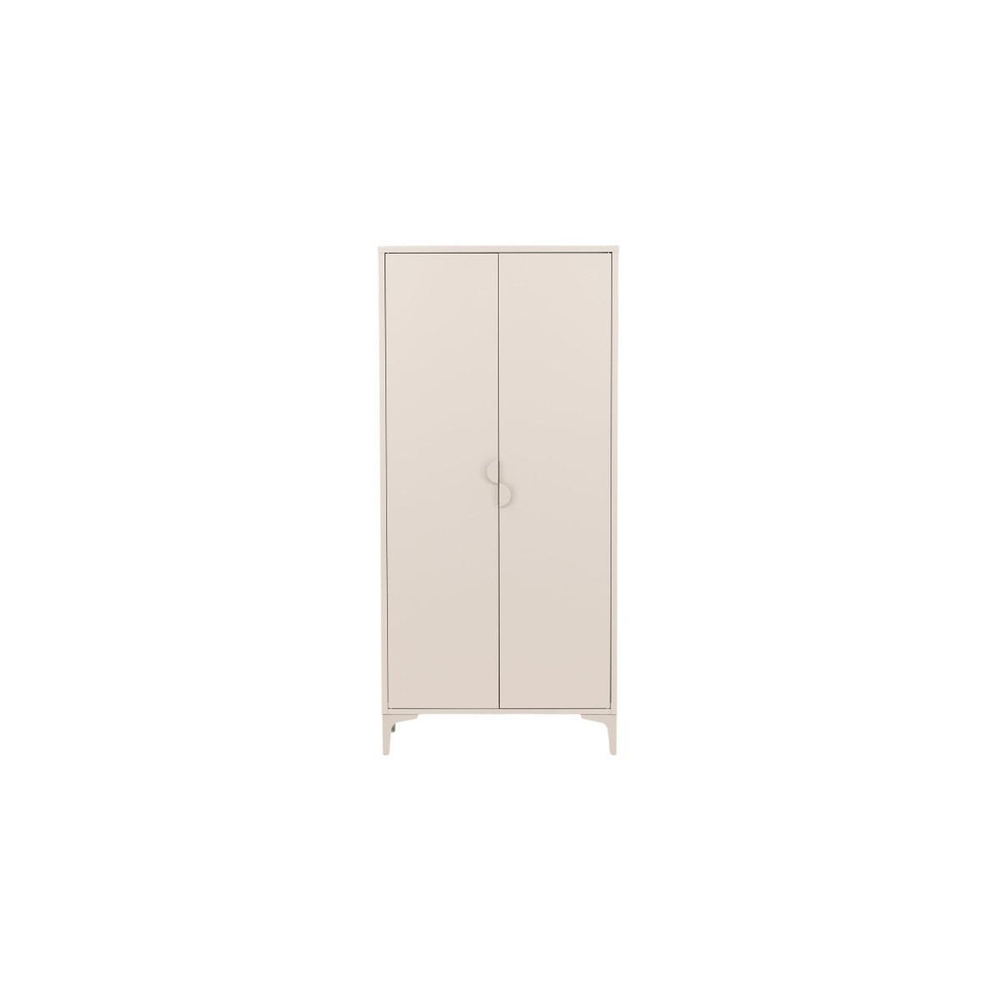 Voir la diapositive 2 : Paris Prix Armoire design 2 portes  piring  85cm beige