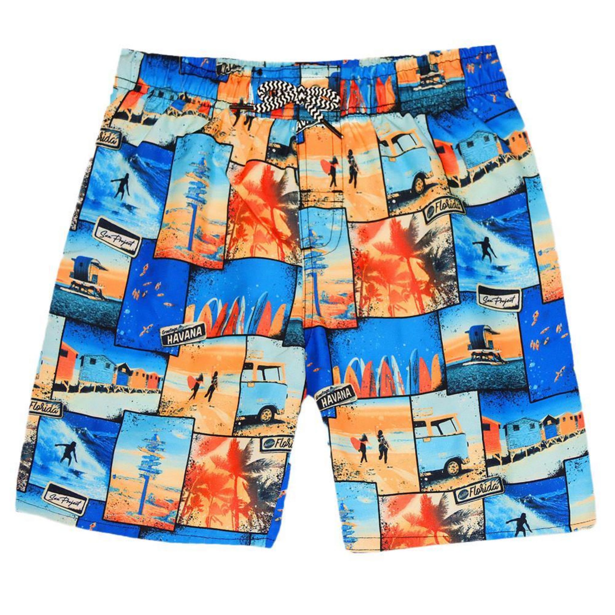 SUN PROJECT Short de Bain  Garçon Sun project 2733. Coloris disponibles : Bleu